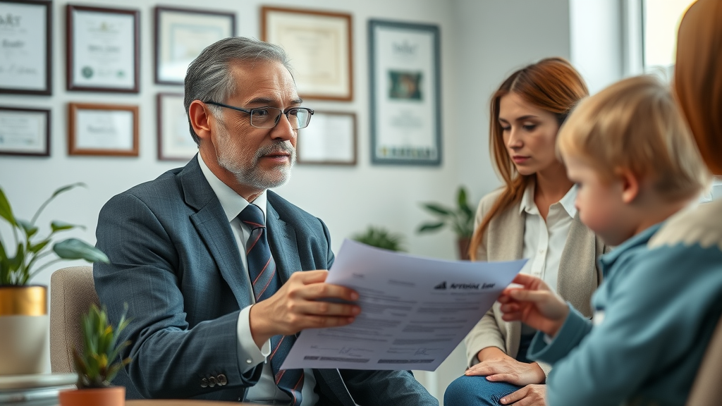 Caring family law attorney mediating divorce child custody in Woodbridge CT office