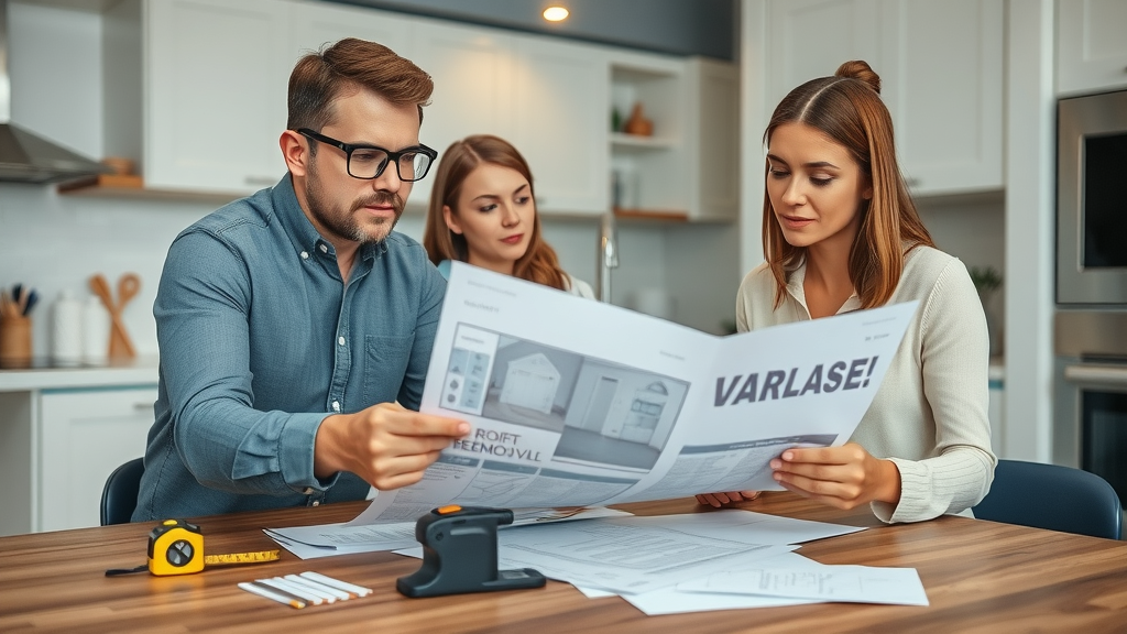 Bristol bathroom remodel contractors reviewing plans with DIY homeowners, highlighting the contrast between expert and amateur approaches